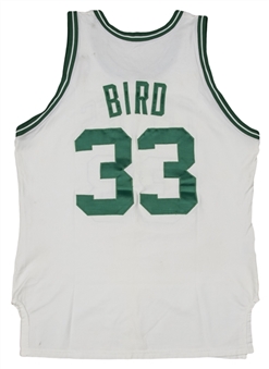 1986-1987 Larry Bird Game Used Boston Celtics Home Jersey (MEARS A10)